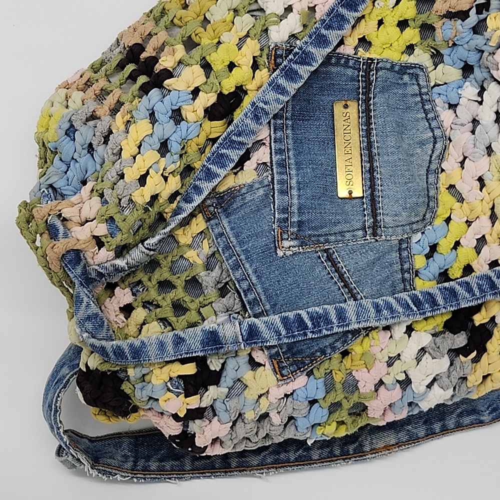 Crochet Backpack-Upcycled - Picture 2 of 4